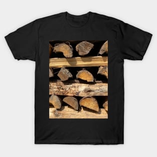 Firewood Nature Forest Camping T-Shirt